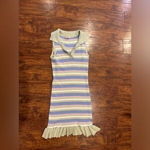 Knit Striped Dress